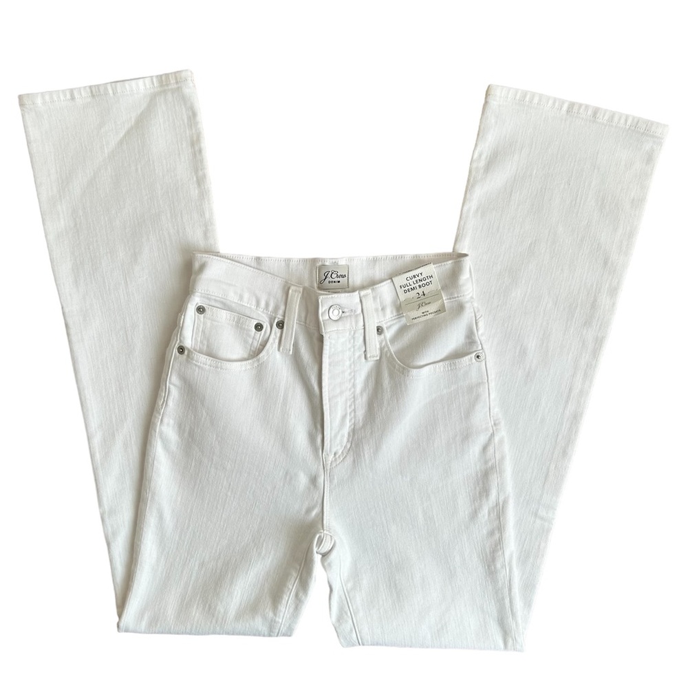 J. Crew Curvy Full Length Demi Boot Jeans Size 24 - Picture 3 of 8